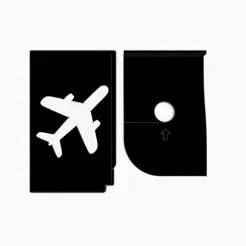 Plane Business Card Holder