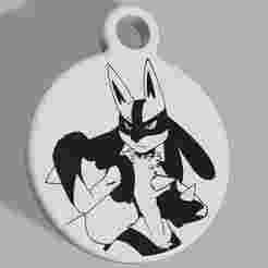 Pokemon - Lucario Keyring