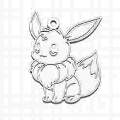Pokemon Eevee Keychain
