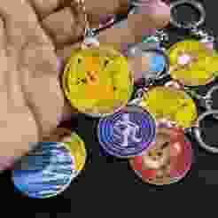 pokemon keychains with 152 stickers