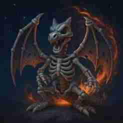 Pokémon Charizard Skull / Skeleton Version リザードン 噴火龍