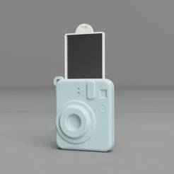 Polaroid Camera Keychain