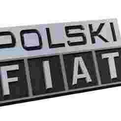polski fiat badge