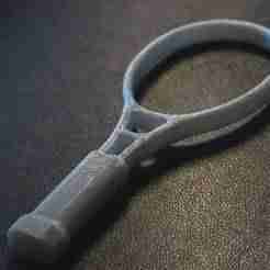 Prince Original Graphite (POG) - Classic Tennis Racquet 3D Model