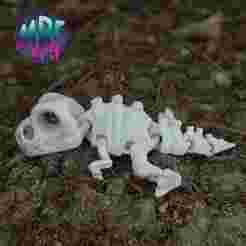 Print-in-place flexi bone T-REX
