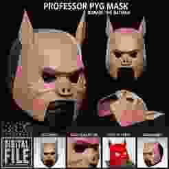 Professor Pyg Mask - Beware The Batman - Hallowen - STL 3D Print Model File