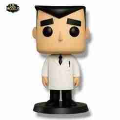 Professor Utonium Chibi Figure The Powerpuff Girls 3D Model