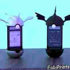 PSA Slab Holder Pokemon Reshiram & Zecrom Ball