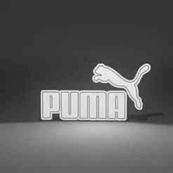 Puma Custom LED Night Light with Personalized Name - Perfect Gift for All Ages