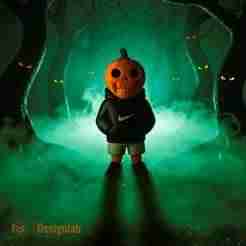 Pumpkin Head Urban Vibes - Halloween Collectible (Multiparts/3mf)