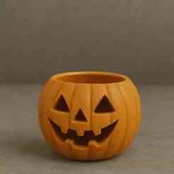 Pumpkin Pencil Holder STL – Halloween Jack-o’-Lantern Desk Organizer