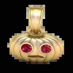pumpkin pendant design 3D printable model