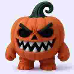 Pumpkin with arms