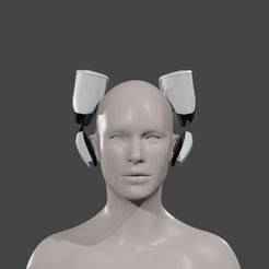 Racer Miku headphones for cosplay