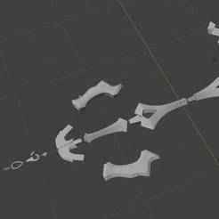 Rainfell Keyblade - 3d printing