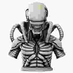 Ram-Horned Alien Xenomorph Bust