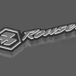 RAUSER KEY RING IN TWO COLORS, EASY TO PRINT AND CHANGE COLOR BY HEIGHT.