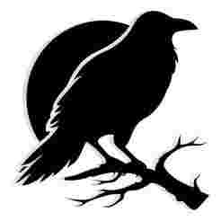 raven perched on a crooked branch with a full moon behind 2 - 2D/3D Wall Art STL+SVG For CNC Router, Plasma, Waterjet, Laser & 3D Printer