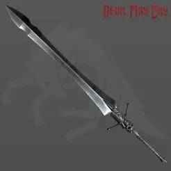Rebellion Dante Sword from Devil May Cry anime stl for cosplay DMC 3d model