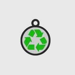Recycling Keychain | Geri Dönüşüm Anahtarlığı 3D Model