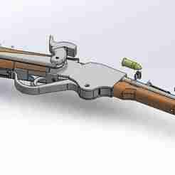 Red Dead Redemption 2 Carbine Repeater prop (non-firing)