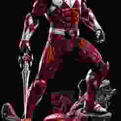 red ranger power ranger stl