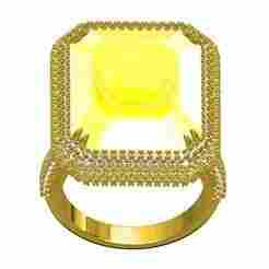 Rediant Cut Sone Diamond Halo Cocktail Ring