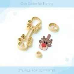 Reindeer Keychain Clay Cutter