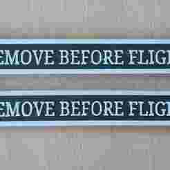 Remove Before Flight Keychain - Aviation - 3D printing