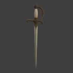 🗡 Renaissance Stiletto – Decorative Dagger