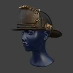 Retro Firefighter Helmet