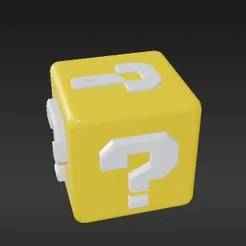 Retro Gaming Mystery Block - Storage Box with Removable Lid