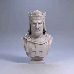 Richard the Lionheart – Bust Sculpture 3D Printable STL File