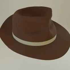 Rim Hat Low-poly 3D model