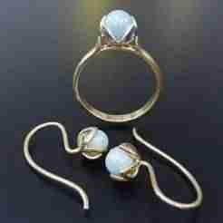 ring  and earrings set