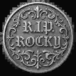 R.I.P. ROCKY DEATH WARRANT COIN DOUBLE SIDED