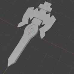 Roaring Knight Deltarune - sword version 2 for cosplay