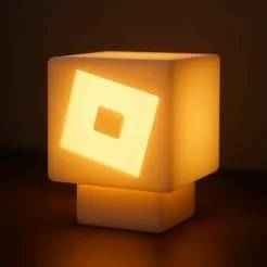 Roblox Logo Night Light Shell STL