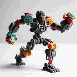 Robotic Man Table Showpiece 3D Print – Futuristic Decorative Figurine