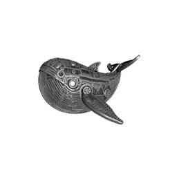 Robotic Whale Fish 3D Print – Futuristic Mechanical Sea Creature