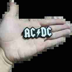 Rock 3D keychain, **ACDC keychain** (two colors for any printer)