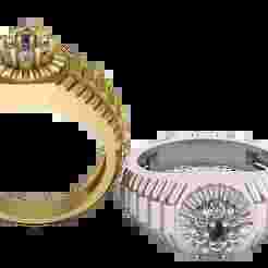 Rolex-inspired ring