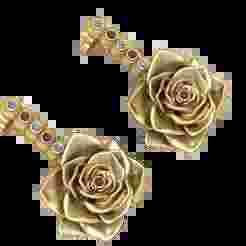 Rose Flower Design Earring