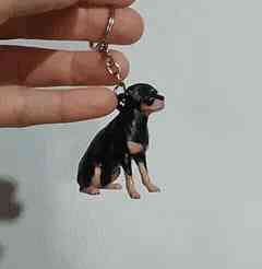 Rottweiler Dog Key Ring