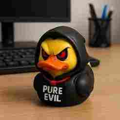 Rubber Duck - Pure evil  model - 3D print