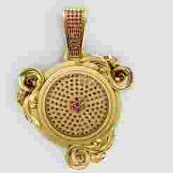 ruby gold pendant 3D printable model