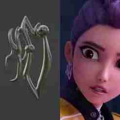 Rumi Demon Hunters - Earring | 3D Print STL | COSPLAY