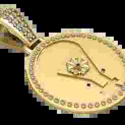 Sacred Floral Medallion Pendant