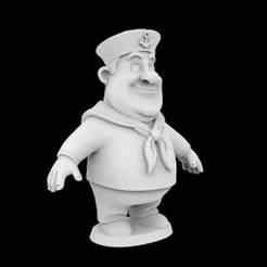 Sailor Cartoon Character 3D Printable Model