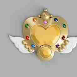 Sailor Moon's Eternal Moon Article Brooch